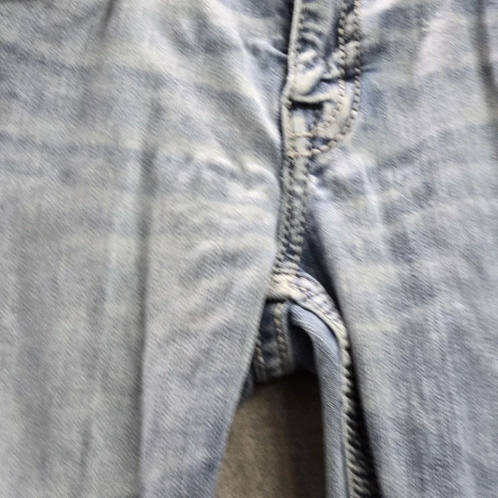 BKE Men Jeans 32X34 Light Blue Denim Straight Jake Distressed 31